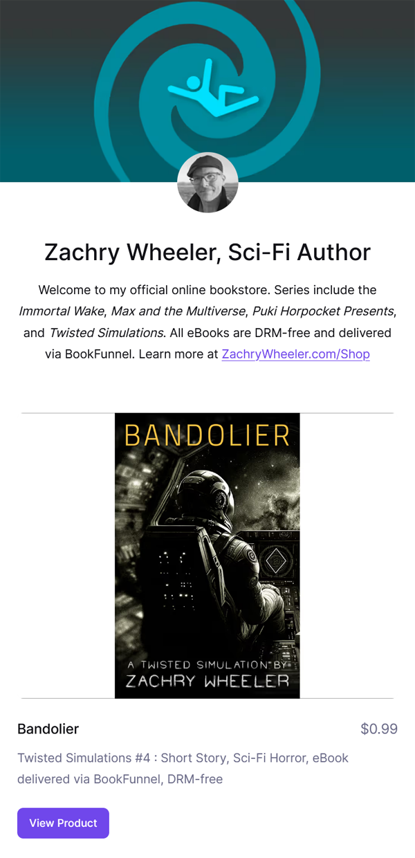 Click here to visit my official online bookstore!